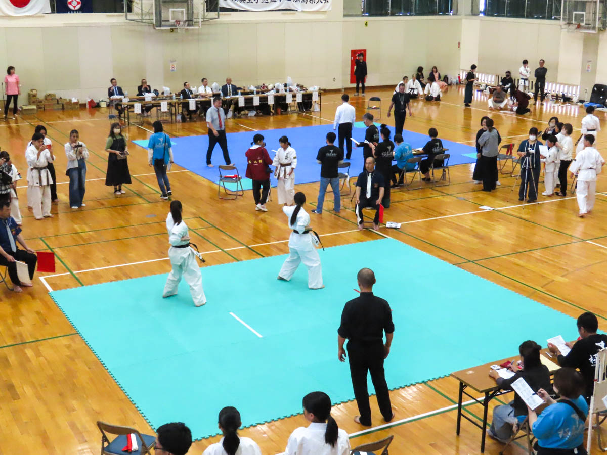 第13回極真空手道選手権広島県大会の様子