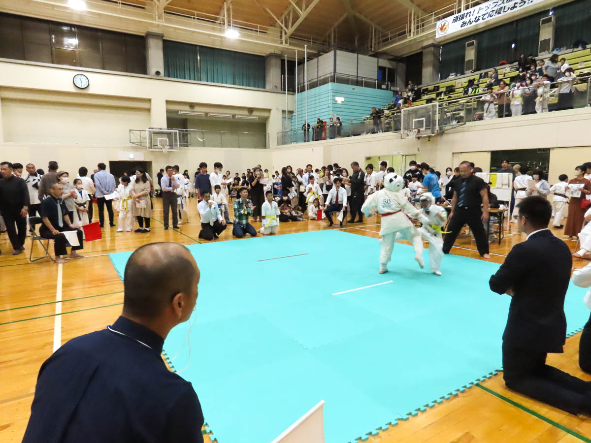 第13回極真空手道選手権広島県大会の様子