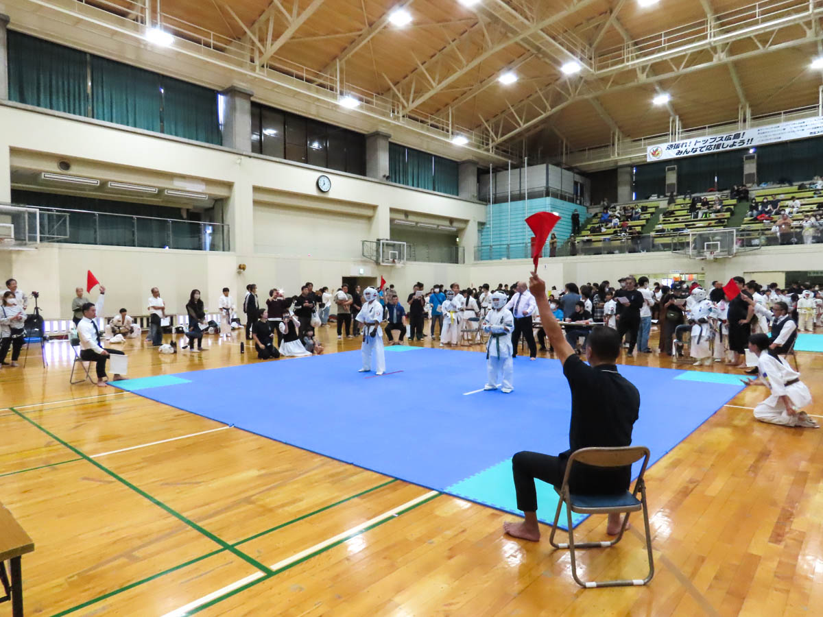 第13回極真空手道選手権広島県大会の様子