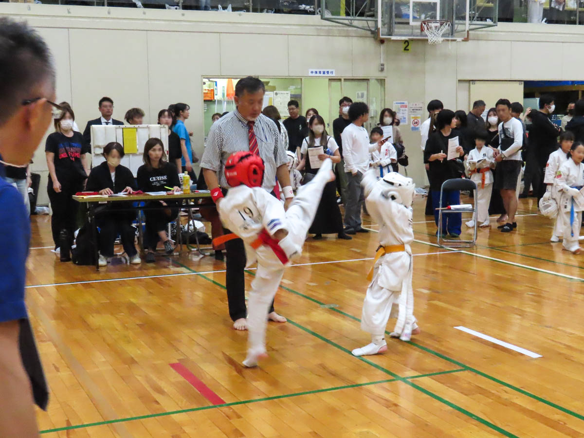 第13回極真空手道選手権広島県大会の様子