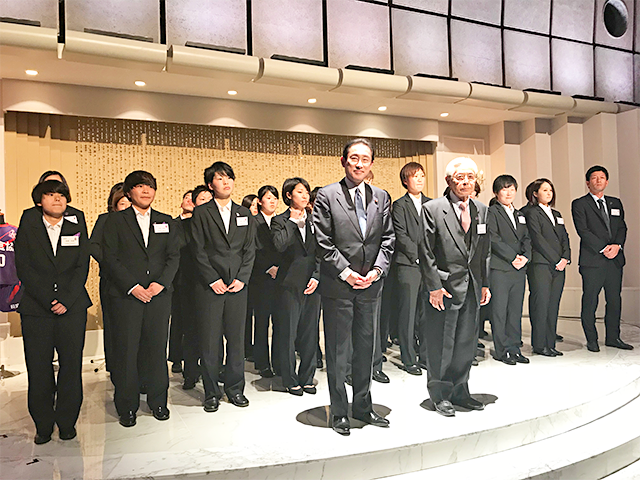 「アンジュヴィオレ広島」2018シーズン新メンバー発表会・激励会 「アンジュヴィオレ広島」2018シーズン新メンバー発表会・激励会