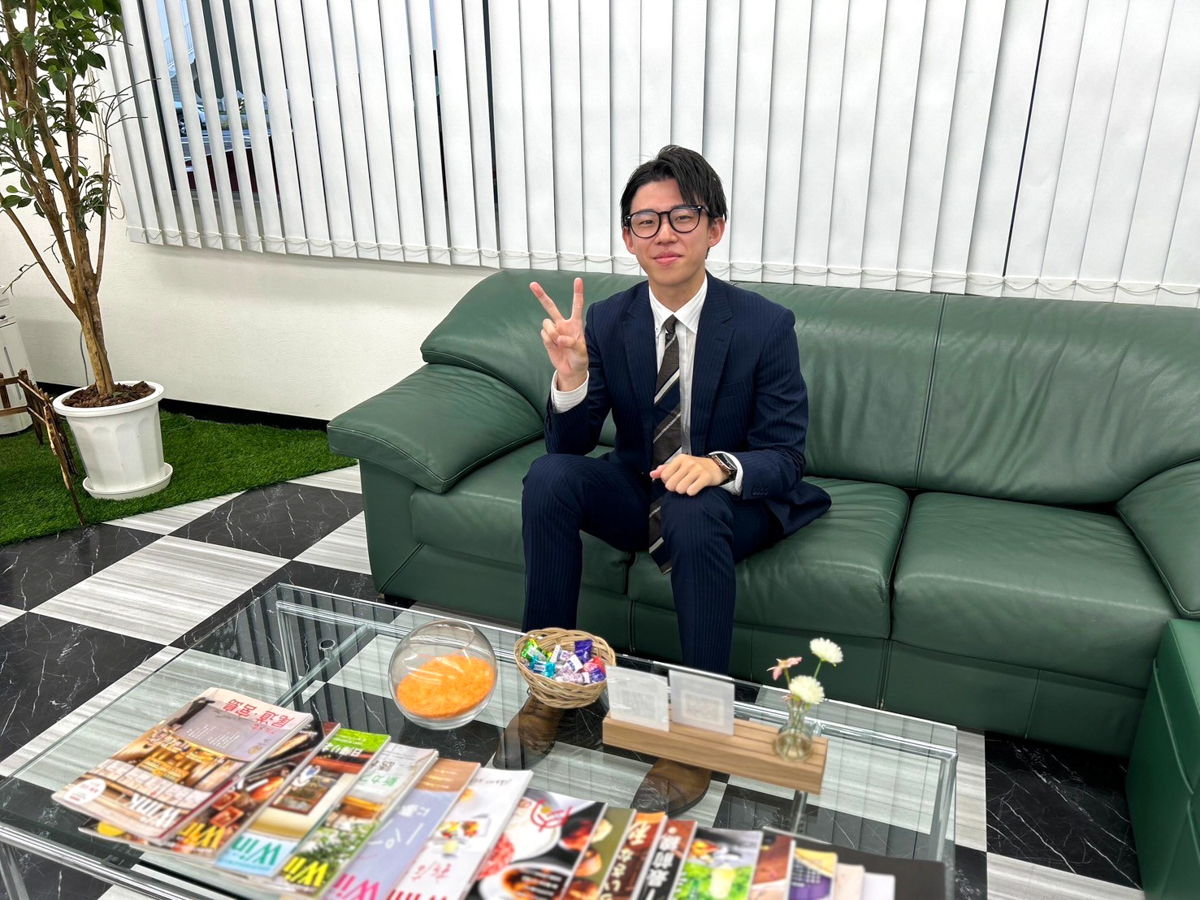 お客様を第一に考え良いおもてなし、お客様がよかったなと思ってもらえる営業マンになろう
