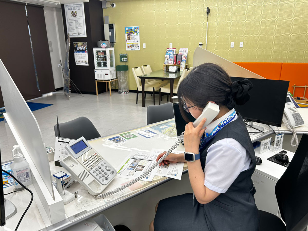 事務処理を学びつつ、一人でできることを増やすため日々努力しています。