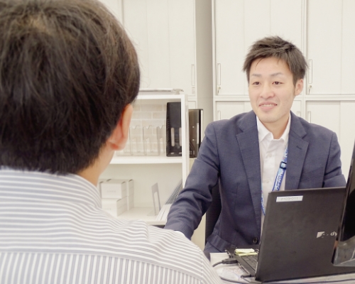来店からのヒアリングのイメージ画像