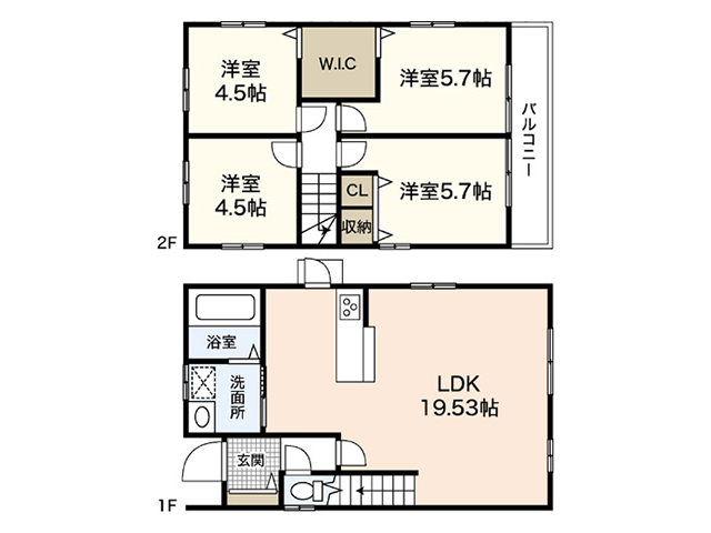 YELLCASA（エールカーサ）間取り図