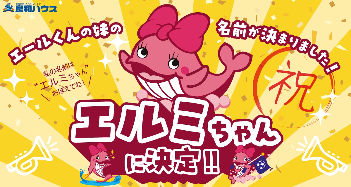 エールくんの妹の名前が決定しました！