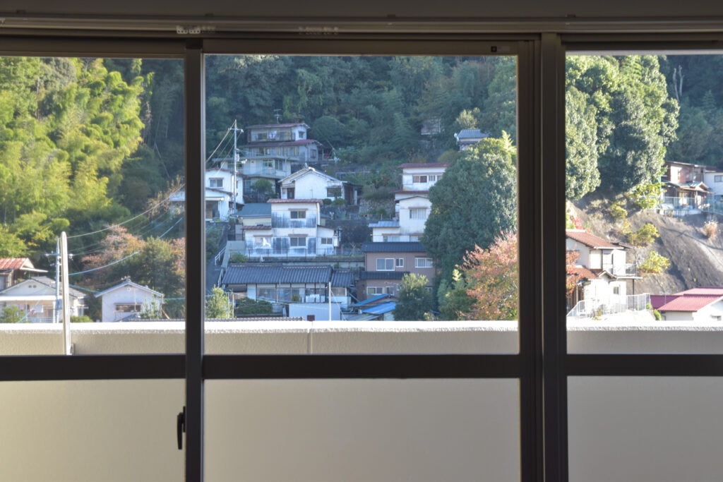 牛田の新築賃貸マンション「ビーズヒルズ ステージ」のお部屋からの眺め